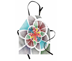 Circles Fractal Lines Apron