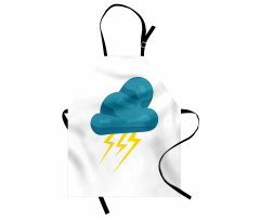 Cloud and Bolts Apron