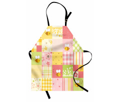 Floral and Geometric Tiles Apron