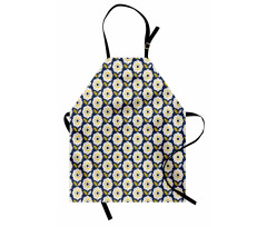 Eight-Petal Flowers Apron