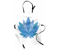 Oriental Lotus Petals Apron