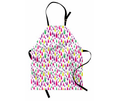 Multicolor Raindrops Apron