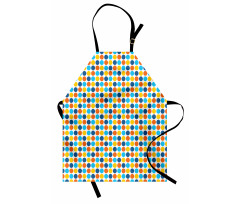 Geometric Retro Style Apron