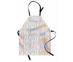 Colorful Stripes Lines Apron