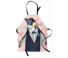 Funny Gentleman Penguin Apron