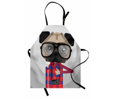 Photographer Pug Dog Apron