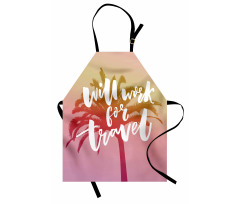 Summer Travel Palm Apron