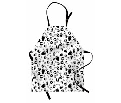 Footprints of Animals Apron