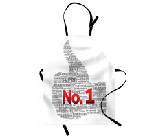 Thumbs up Number Apron