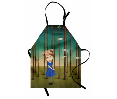 Lost Girl in the Forest Apron