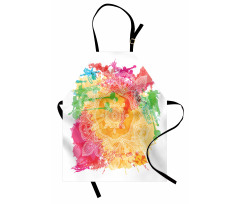 Outline Flower Apron