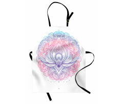 Abstract Lotus Apron