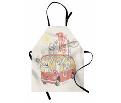 Traveling Animals Apron