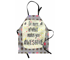 Hand Lettering Sign Apron