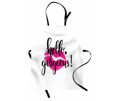 Pink Lipstick Apron