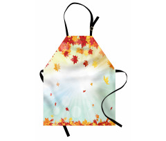 Fallen Maple Leaves Apron