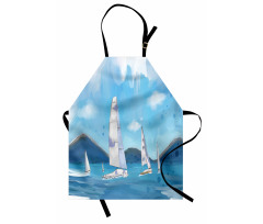 Sailing Landscape Apron