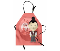 Funny Japan Cartoon Apron