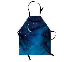 Watercolor Night Sky Apron