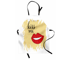 Feminine Romantic Words Apron