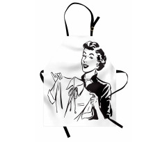 Lady with Blouse Apron