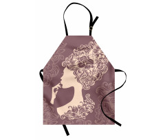 Flower Hairstyle Apron