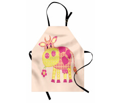 Childish Patchwork Cow Apron