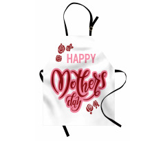 Happy Mothers Day Roses Apron