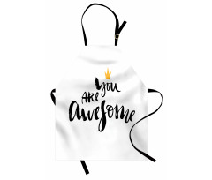 You Are and Crown Apron