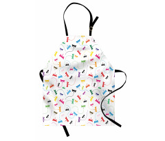 Spring Wildlife Motif Apron