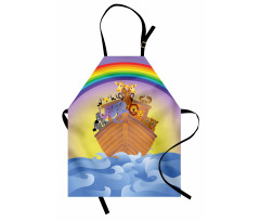 Animals Rainbow Ancient Apron