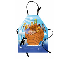 Dolphins Animals Ancient Apron