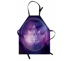 Lotus Flower Space Apron