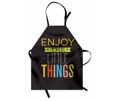 Modern Calligraphy Letter Apron
