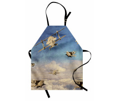 3D Retro Biplanes Apron