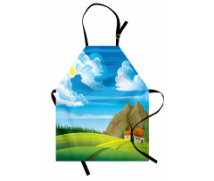 Tree House and Mountains Apron