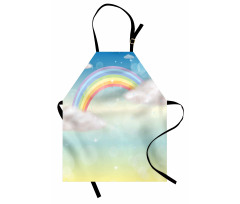 Semi Circle Style Rainbow Apron