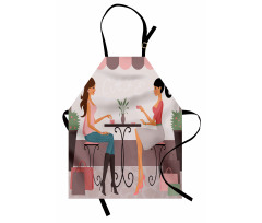 Women Having Coffee Apron