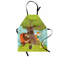 Animals Cherry Tree Apron