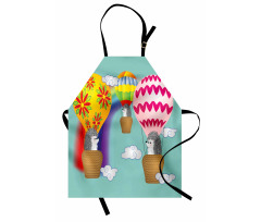 Animals in Balloons Apron