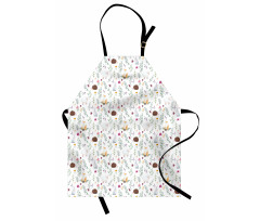 Art Deco Pattern Herbs Apron