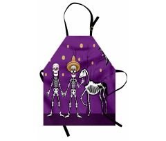 Skeleton Couple Apron