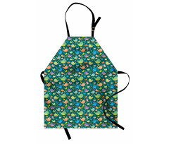 Childish Cartoon Fauna Apron