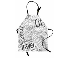 Worldcloud for Tourists Apron
