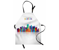 City Skyline Silhouette Apron