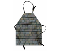 Stained Stone Brick Apron