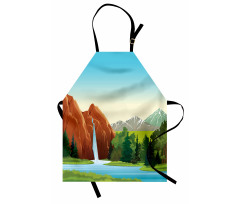 Summer Landscape Woodland Apron