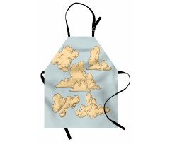 Vintage Clouds in the Sky Apron