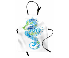 Curvy and Wavy Forms Apron