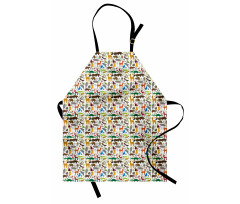 South America Animals Apron